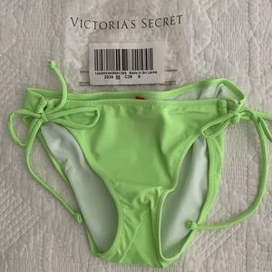 NEW Victoria’s Secret Lime Green Tie Bikini Bottom